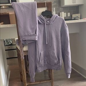 H&M Light Purple Hoodie and Joggers